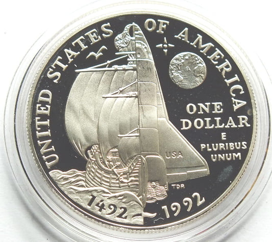 1 USD Columbus Quincentenary P - UNC