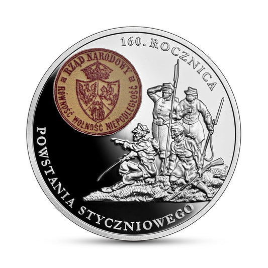 Moneta 20 zł 160. rocznica Powstania Styczniowego