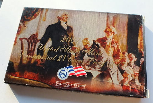 Prezydenci USA 2007 Proof x 4