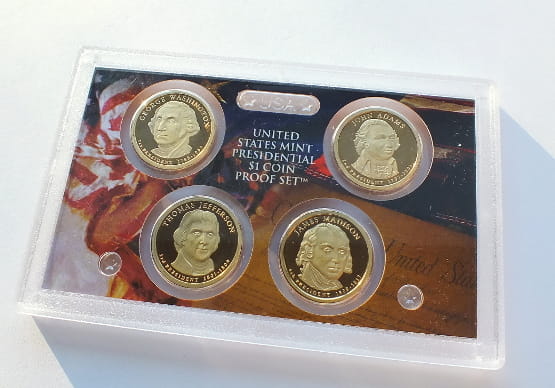 Prezydenci USA 2007 Proof x 4