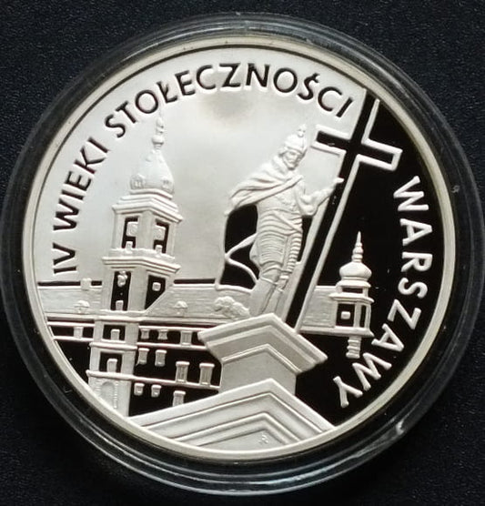 20 zł IV wieki stołeczności Warszawy (1596-1996)