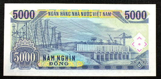 5000 Dong - Wietnam 1991 r.