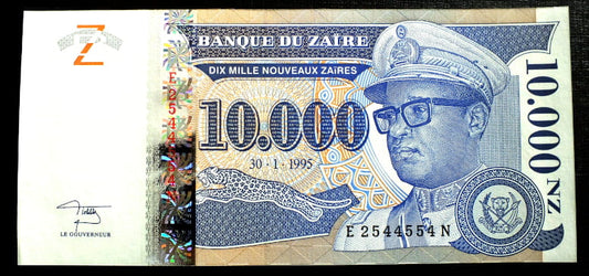 10000 Nouveaux Zaires - Zair