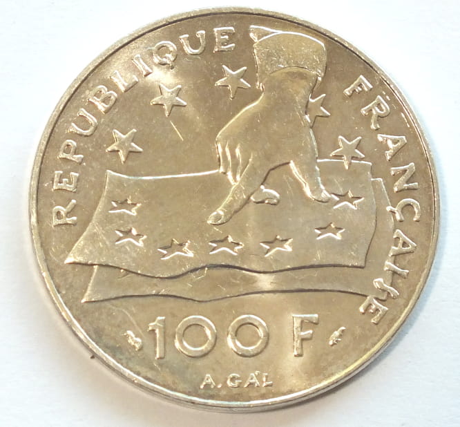 100 franków Descartes 1991