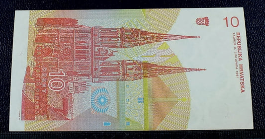 10 Dinarów - Chorwacja