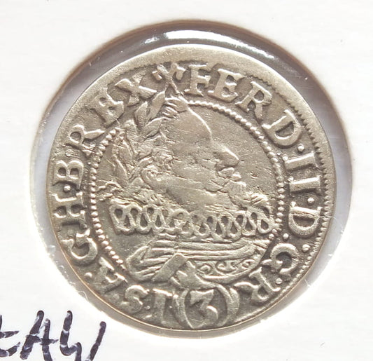 3 krajcary ŚLĄSK Ferdynand II 1630
