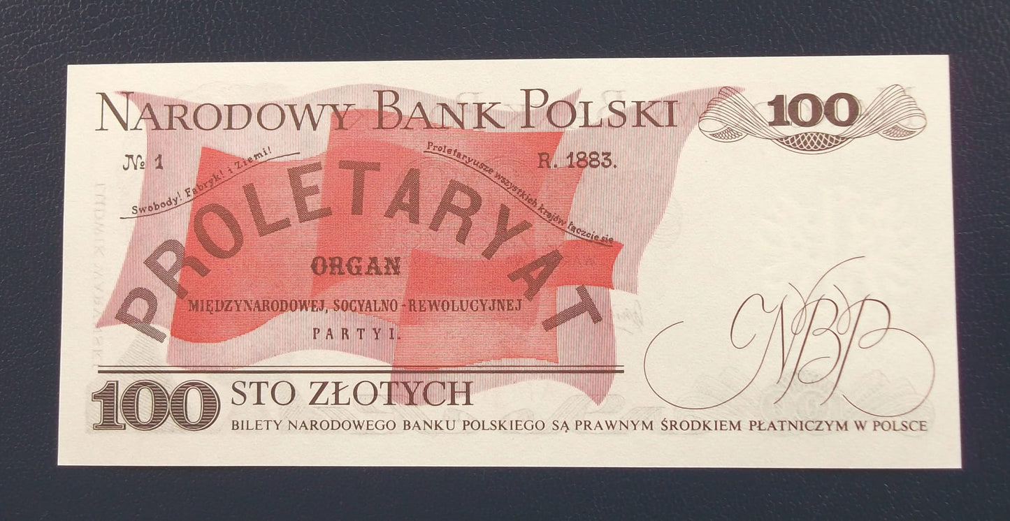 100 zł Ludwik WARYŃSKI 1976 UNC