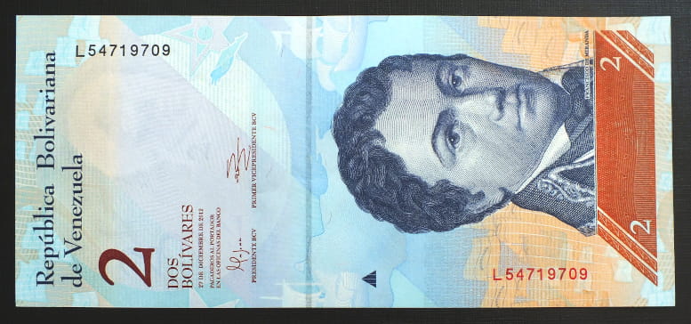 2 Bolivares - Wenezuela 2012 r.