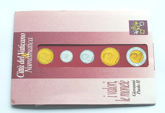 Set Watykan 5 monet mennicze 1992