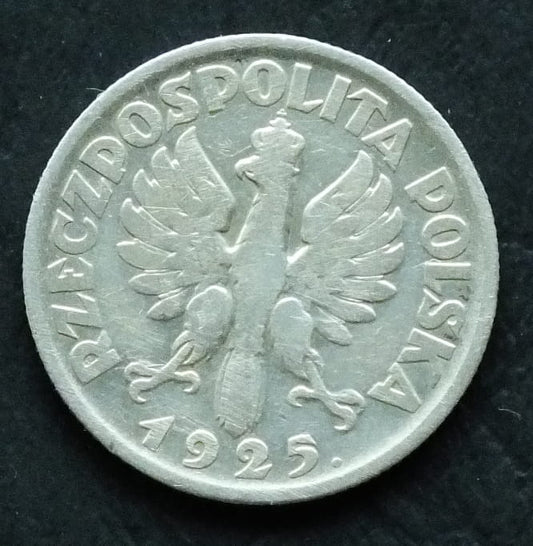 1 Złoty 1925 rok - Żniwiarka