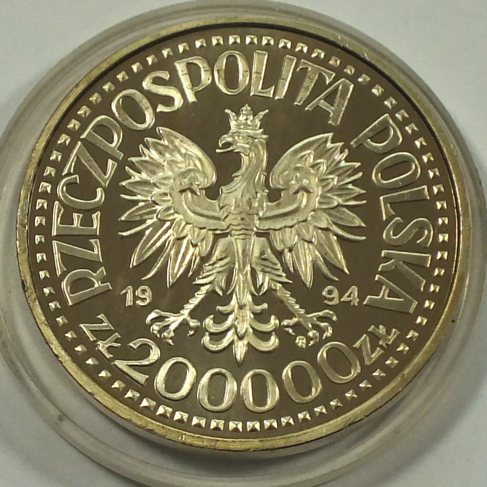 200 000 zł Zygmunt I Stary - półpostać