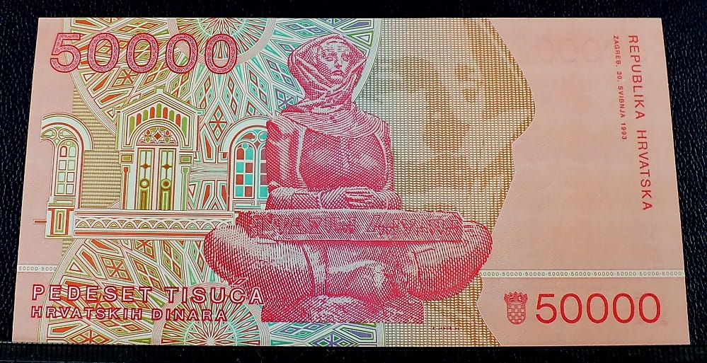 50000 Dinarów - Chorwacja