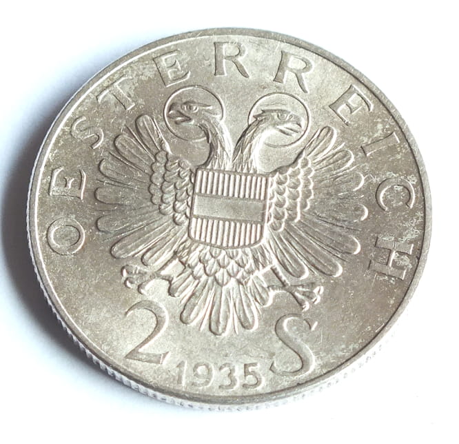 2 Schillingi Karl Lueger 1935