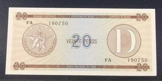 20 pesos KUBA - D