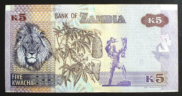 5 Kwacha - Zambia 2012 r.