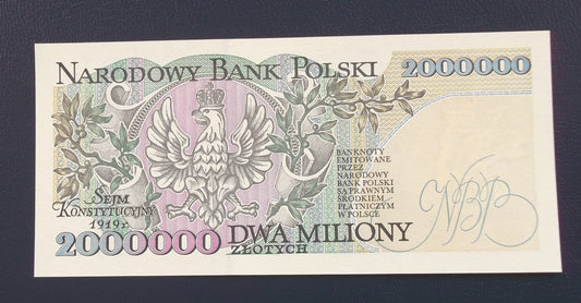 2000000 zł Ignacy Jan PADEREWSKI 1993 UNC