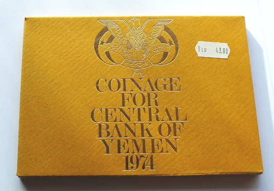 Zestaw Yemen 1974 mennicze