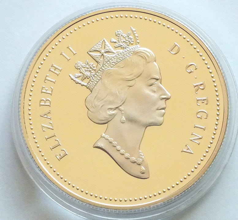 1 dolar Sanie z psim zaprzęgiem - Kanada