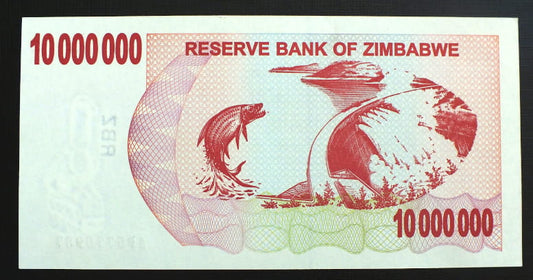 10000000 Dollars - Zimbabwe