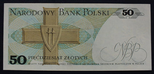 50 zł Karol ŚWIERCZEWSKI 1982 UNC