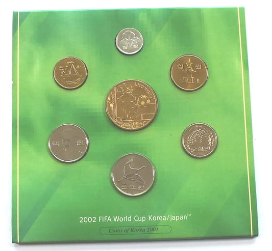 KOREA/JAPONIA zestaw monet FIFA World Cup