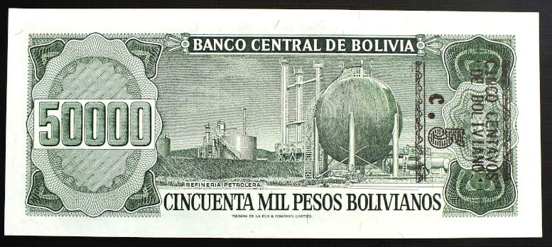 5 Centavos - Boliwia 1987 r.