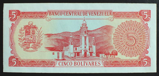 5 Bolivares - Wenezuela 1989 r.