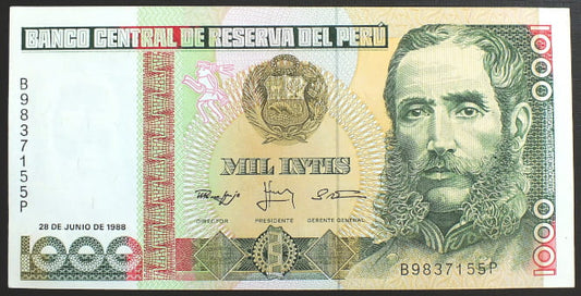 1000 Intis - PERU 1998 r.