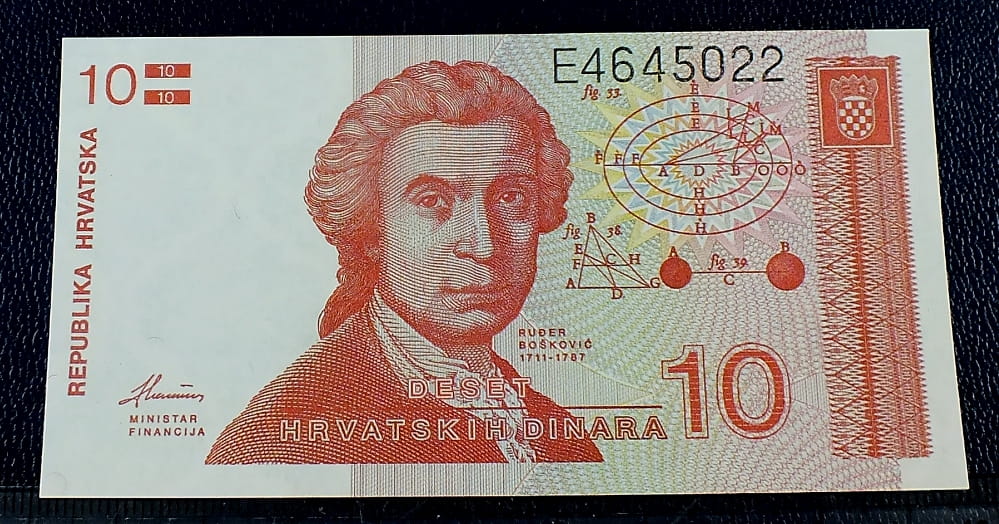 10 Dinarów - Chorwacja