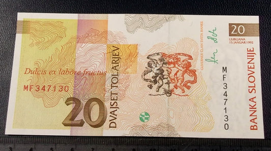 20 Tolarjev - SŁOWENIA