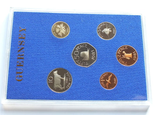 Zestaw monet Guernsey - Proof