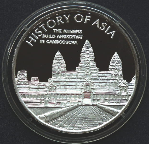 1 dollar History of Asia Cook Islands ANGKOR WAT