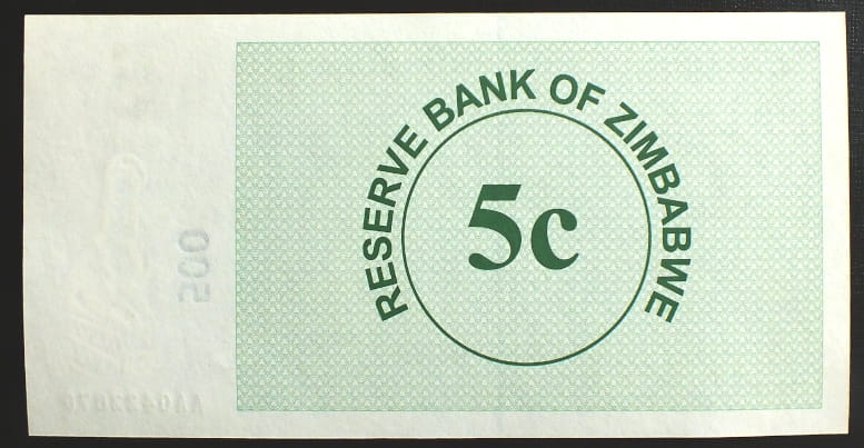 5 Cents - Zimbabwe 2006 r.