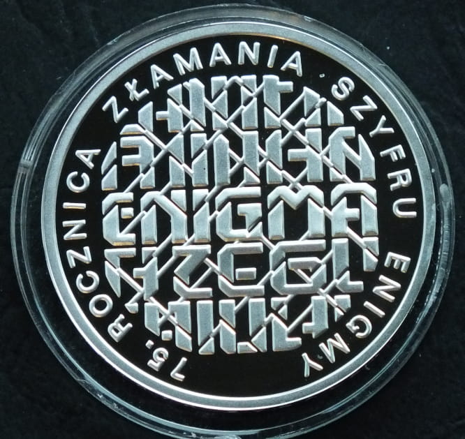 10 zł  75. rocznica złamania szyfru Enigmy