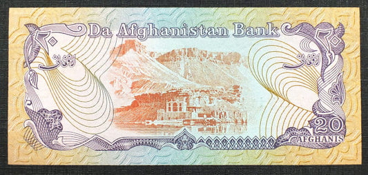 20 Afghanis -  Afganistan 1979 r.