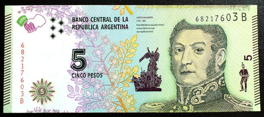 5 Pesos - Argentyna 2015 r.