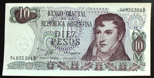10 Pesos - Argentyna 1976 r.