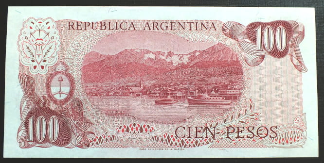100 Pesos - Argentyna  1976 r.