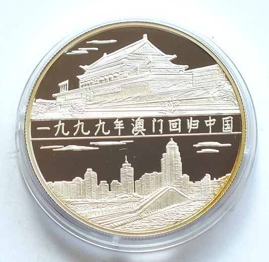 10 dolarów Liberia Macao returns to China