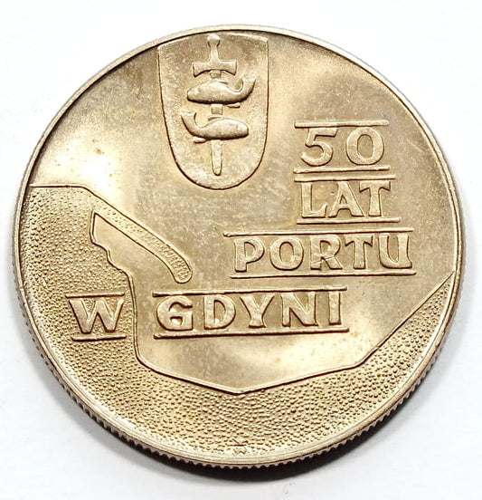 10 zł 50 lat Portu w Gdynii