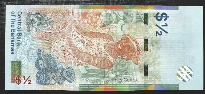 1/2 Dolara - Bahamy 2019 r.