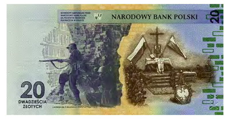Banknot 20 zł 80. rocznica wybuchu Powstania Warszawskiego