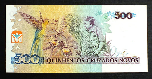 500 cruzeiros -  BRAZYLIA 1990 r.
