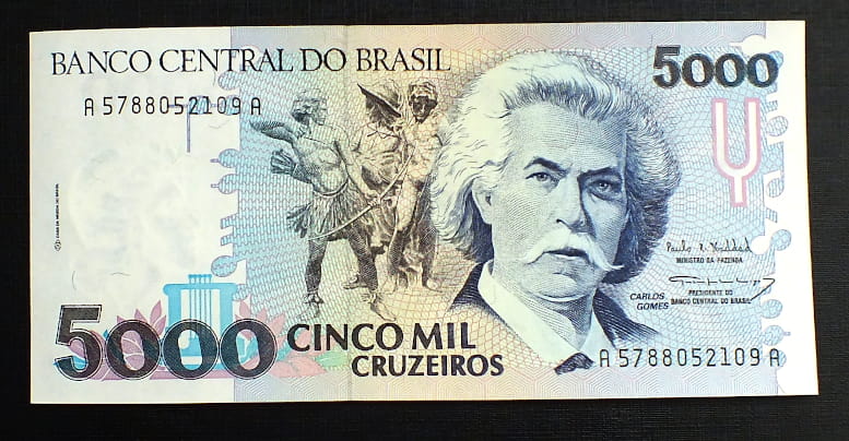 5000 Cruzeiros - BRAZYLIA