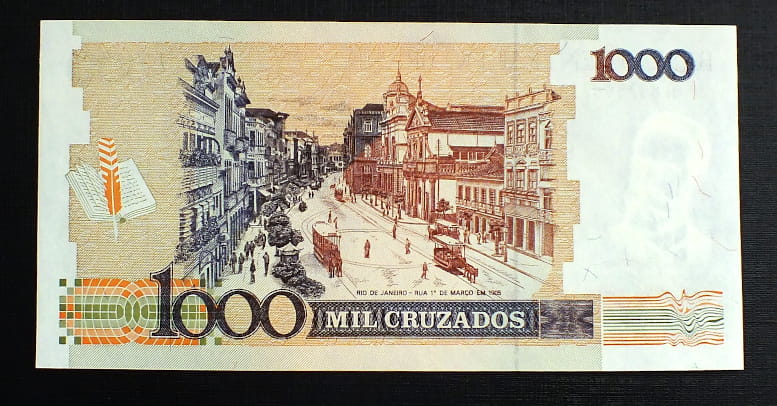 1000 cruzados - BRAZYLIA 1988 r.