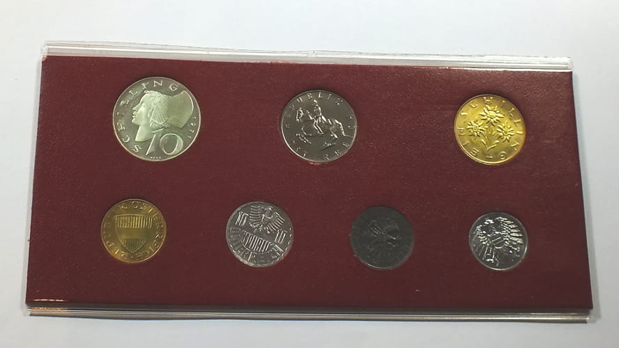 SET Austria 1971 PROOF