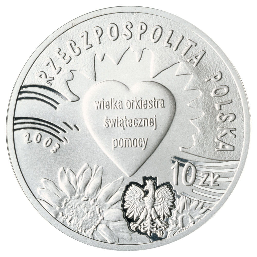 10 zł 10 lat Wielkiej Orkiestry Świątecznej Pomocy