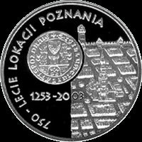 10 zł 750-lecie lokacji Poznania