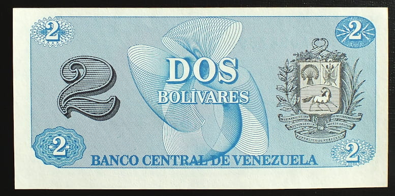 2 Bolivares - Wenezuela 1989 r.