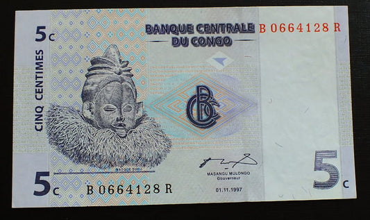 5 Centimes - Kongo